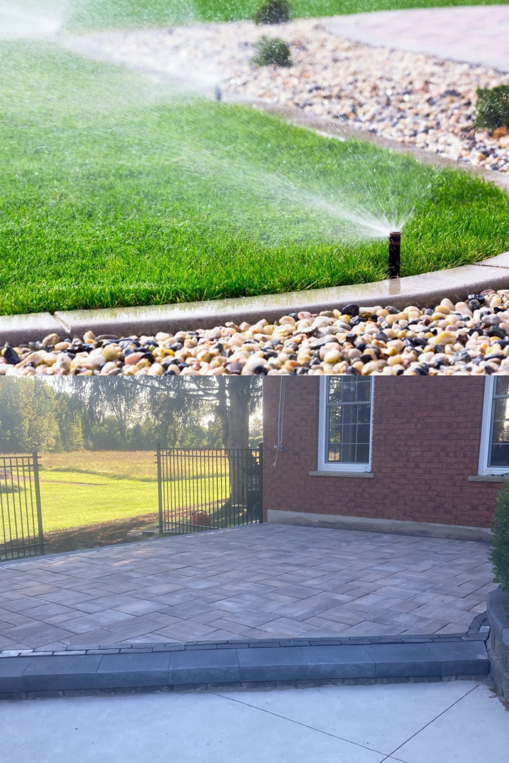 Irrigation & hardscape